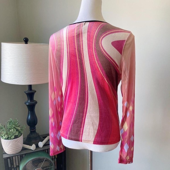 Sunflower mesh long sleeve - Picture 4 of 4